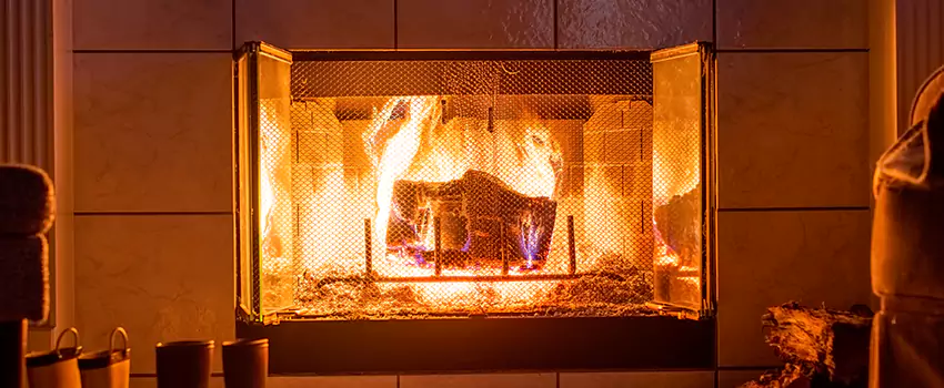 Mendota Hearth Landscape Fireplace Installation in Westerville, Ohio