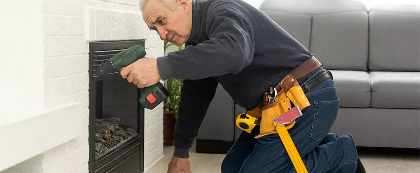 New Indoor Fireplace Installation in Westerville, Ohio