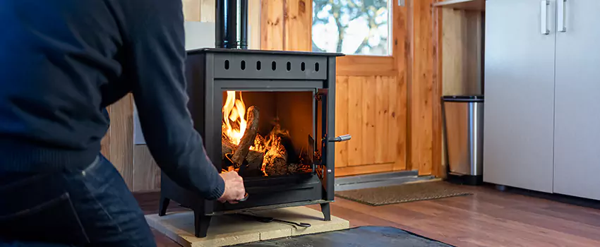 Open Hearth Wood Fireplace Installation in Westerville, OH