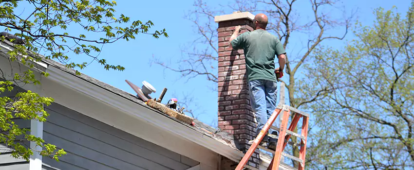 Vinyl and PVC Chimney Flashing Installation in Westerville, OH