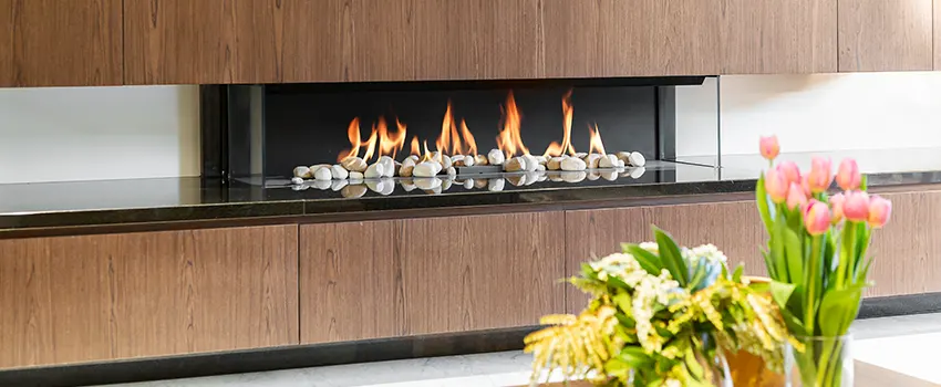 Double-height Fireplace Design Refurbishment in Westerville, Ohio