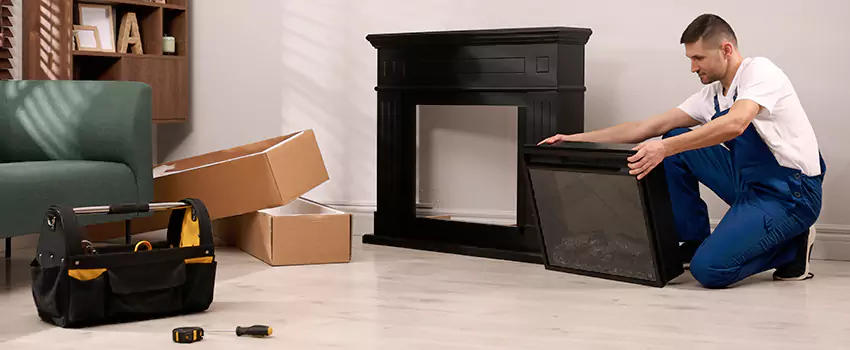 Old Rusted Metal Fireplace Repair And Replacement in Westerville, OH