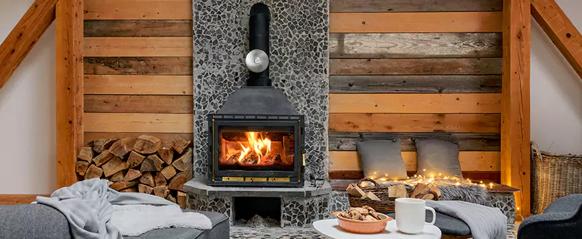 Thelin Hearth Products Direct Vent Gas Stove Fireplace Inspection in Westerville, Ohio